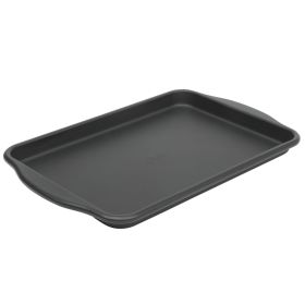 Oster Teston Platinum Collection 15x10 Inch Nonstick Carbon Steel Cookie Sheet in Matte Black