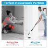 Electric Spin Scrubber Cordless Rechargeable Telescopic Cleaning Brush 8 Replaceable Heads 2 Speed Adjustable Extension Arm Bathroom Tub Tile Floor