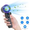 100 Speed Handheld Fan With Ice Cooler High Speed Turbo Fan 3000mAh Rechargeable Hand Fan with LCD Display for Travel Camping Beach Outdoor