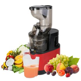 1Pc Cold Press Juicer Machine 300W Electric Slow Masticating Juicer For Whole Vegetable And Fruit With Reverse Function 2 Containers Cleaning Brush Cl