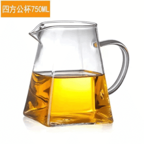Color: Pink 350ml - Multi-size Square Glass Teapot High Borosilicate Glass Tea Pot Stainless Steel Tea Filter Teapot Tea Infuser Tea Set Household