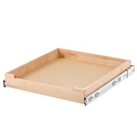 Pull Out Cabinet Organizer, 20"W x 21"D Cabinet Drawer, Soft Close Slide out Shelf, Heavy-Duty Sliding Wood Drawer, Bottom and Side Assembly Base Cabi