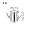 Color: light yellow - 1500ml - Cooking Oil Filter Pot Container Oil Separator Bottle Stainless Steel Storage Pot Oil Tank With Filter Mesh Kitchen