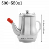 Color: Orange - 550ml - Cooking Oil Filter Pot Container Oil Separator Bottle Stainless Steel Storage Pot Oil Tank With Filter Mesh Kitchen