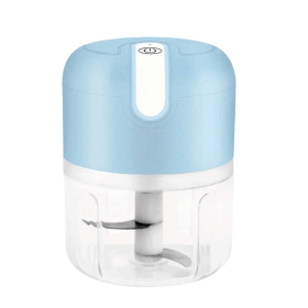 Color: Blue, Ships From: CHINA - Multifunctional Cooking Machine Automatic Meat Grinder Baby Supplementary Food Stirring Minced Garlic Minced Meat