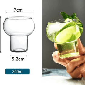 Color: Orange, Capacity: 301-400ml - Transparent Heat Resistant Glass Coffee Mug Glass  Latte Cup Breakfast Mug Milk Water Cocktail Glass Cup Beer Dri