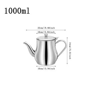 Color: light green - 1000ml - Cooking Oil Filter Pot Container Oil Separator Bottle Stainless Steel Storage Pot Oil Tank With Filter Mesh Kitchen