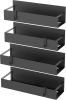 Metal 4 Pack Magnetic Spice Storage  and Oven
