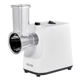 VEVOR Electric Cheese Grater Salad Maker, 200W Salad Shooter, Electric Vegetable Slicer Shredder Chopper for Fruits with 5 Attachments
