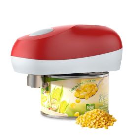 Osnell's New Hands-free Electric Can Opener Automatically Opens Any Size Can With One Button. The Edge Is Smooth And Safe. The Best Gift For Chefs, El