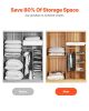 VEVOR Vacuum Storage Bags, 10 Jumbo Space Saver Vacuum Seal Bags, Compression Airtight Space Bags, Zipper Sealer Bags for Clothes, Bedding, Blanket