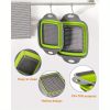 Over-the-Sink Colander, Extendable Strainer Basket for Washing Vegetables and Fruits, Draining Cooked Pasta, and Drying Dishes- Set of 2 Sizes