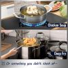 1pc Strainer Spoon; Solid Stainless Steel Spider Strainer Skimmer Ladle; For Cooking And Frying; Kitchen Utensils Wire Strainer Pasta Strainer Spoon;