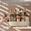 A Multifunctional Rotating Seasoning Rack For The Corner Of The Kitchen Countertop, Which Can Be Used To Store Bottles Of Oil, Salt
