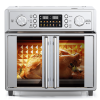 W1002P401550   Pizza Oven Bread Machine Oven 26QT Large Capacity French Double Door Air Fryer 1700w 14 Preset Menus 7-in-1 Multifunctional for baking