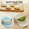 Empanadas press mold maker Set, Dumpling Mold Set for Pierogi, Turnovers, Chinese Dumpling, White