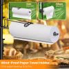 Griddle Caddy Standing Grill Utensil Caddy With Paper Towel Holder Hook Baskets BBQ Accessories Storage Rack Vertical Standing BBQ Organizer Grill Ute