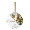 Carote 11" Nonstick Saute Pan With Lid Cover Non-Stick Deep Frypan With Induction, Bon Appetit, White Granite, 5QT