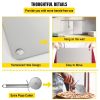 VEVOR Steel Pizza Stone for Oven, Steel Pizza Plate, A36 Steel Baking Steel Pizza Stone for Grill