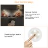 3 Pack LED Tap Lights for Kitchen Cabinet Stairs Closet Wireless Puck Lights w/ 26FT Remote Control Timer Dimmable Battery Operated Stick On