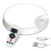 Rechargeable Motion Sensor Ceiling Light Dimmable LED Ceiling Light with Remote Timer 3 Light Colors 3 Modes for Stairs Garage Bathroom