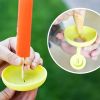 4pcs Silicone Ice Cream Holder Stand Set, Summer Popsicle Holder, Leak-Proof Cone Support with Drip Guard