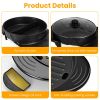 2 in 1 Electric Hot Pot with BBQ Grill Cooker 2200W Smokeless Non-Stick Korean BBQ Grill Shabu Shabu Hot Pot with Independent Temperature Control 5 Ge