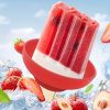 4pcs Silicone Ice Cream Holder Stand Set, Summer Popsicle Holder, Leak-Proof Cone Support with Drip Guard