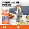 VEVOR Electric Vegetable Slicer, 4 in 1 Multifunctional Food Cutter, 200W Vegetable Chopper for Slicing Shredding Dicing and Slitting