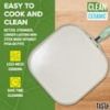Tasty 10 Inch Square Non-Stick Aluminum Griddle Pan
