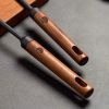 WANGYUANJI Iron Spoon Soup and Cooking Spatula Set,Chinese Traditional Wok Spatula and Spoon with Long Wooden Handle, Ban Sale on Amazon