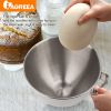 IAGREEA Stainless Steel Mixing Bowl With Handle, Lightweight And Drop Resistant, Suitable For Kitchen Aet Of 4.5QT/5QT Kitchenaid Stand Mixers Models