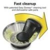 Hamilton Beach Easy Clean Juicer, Juice Extractor, Easy Sweep Cleaning Tool, Big Mouth Chute, 800 W