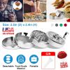 Herb Spice Tobacco Grinder 2.5-inch 4-Piece Zinc Alloy Hand Crank Crusher Kitchen Mill with Pollen Scraper