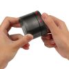 Herb Spice Tobacco Grinder 2.5-inch 4-Piece Zinc Alloy Hand Crank Crusher Kitchen Mill with Pollen Scraper