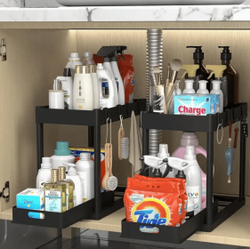 Sink Shelf 1 Pack (Color: Black)
