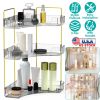 Kitchen Countertop Organizer 3 Tier Corner Storage Shelf Vanity Tray Clear Corner Rack for Kitchen Bedroom Bathroom