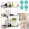Kitchen Countertop Organizer 3 Tier Corner Storage Shelf Vanity Tray Clear Corner Rack for Kitchen Bedroom Bathroom