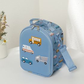 Cute Lunch Insulated Bag, Suitable For Holding Lunch And Cold Drinks, Also A Cute Backpack For Children (Color: Blue)