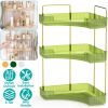 Kitchen Countertop Organizer 3 Tier Corner Storage Shelf Vanity Tray Clear Corner Rack for Kitchen Bedroom Bathroom