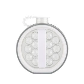 Cold Kettle Household Ice Tray Ice Cube Ice Making Box Mold (Color: Grey)