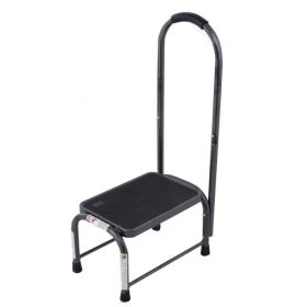 Non-Slip Heavy Duty Step Stool for Kitchen Office Bathroom and Garage (Color: As the picture shown, Material: Iron + glue cotton)