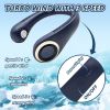 Bladeless Neck Fan with 180° Mountain Wind Cooling -Hands-Free Wearable & Ultra-Quiet, USB Rechargeable for Travel, Gym