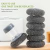 Kitchen Dish Cleaning Brushes Automatic Soap Liquid Adding Pot Brush Strong Decontamination Brushes for Kitchen Accessories