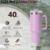 Vacuum Mug 40oz Insulated Coffee Cup with Handheld