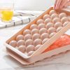 66/33 Ice Ball Mold Hockey Frozen Mini Ball Maker Mold Round Ice Cube Mold with Lid Ice Tray Box Whiskey Cocktail Kitchen Tools