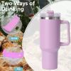 Vacuum Mug 40oz Insulated Coffee Cup with Handheld