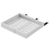 Expandable Pull out Cabinet Organizer Slide out Drawers Roll out Sliding Storage Self Carbon Steel with 12.2-20.5in Extendable Width 17lbs Max Load