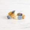 Blue Lapis/White/Sand Combo Chicklet Cooling Bracelet
