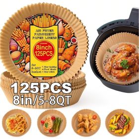125 Pieces Of Air Fryer Baking Paper (Option: Style1)